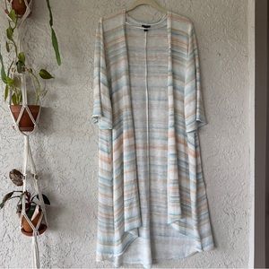 Torrid kimono hi-low duster size 1